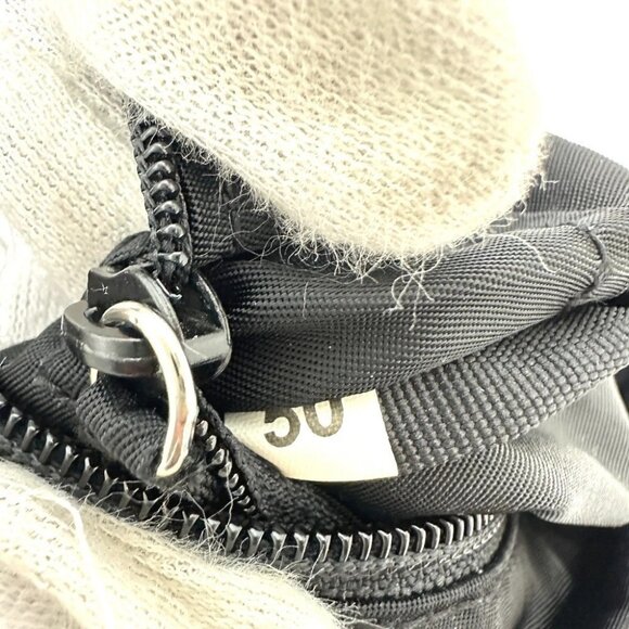 PRADA Triangular plate bag shawl Tote Bag Nylon Black - Picture 15 of 15